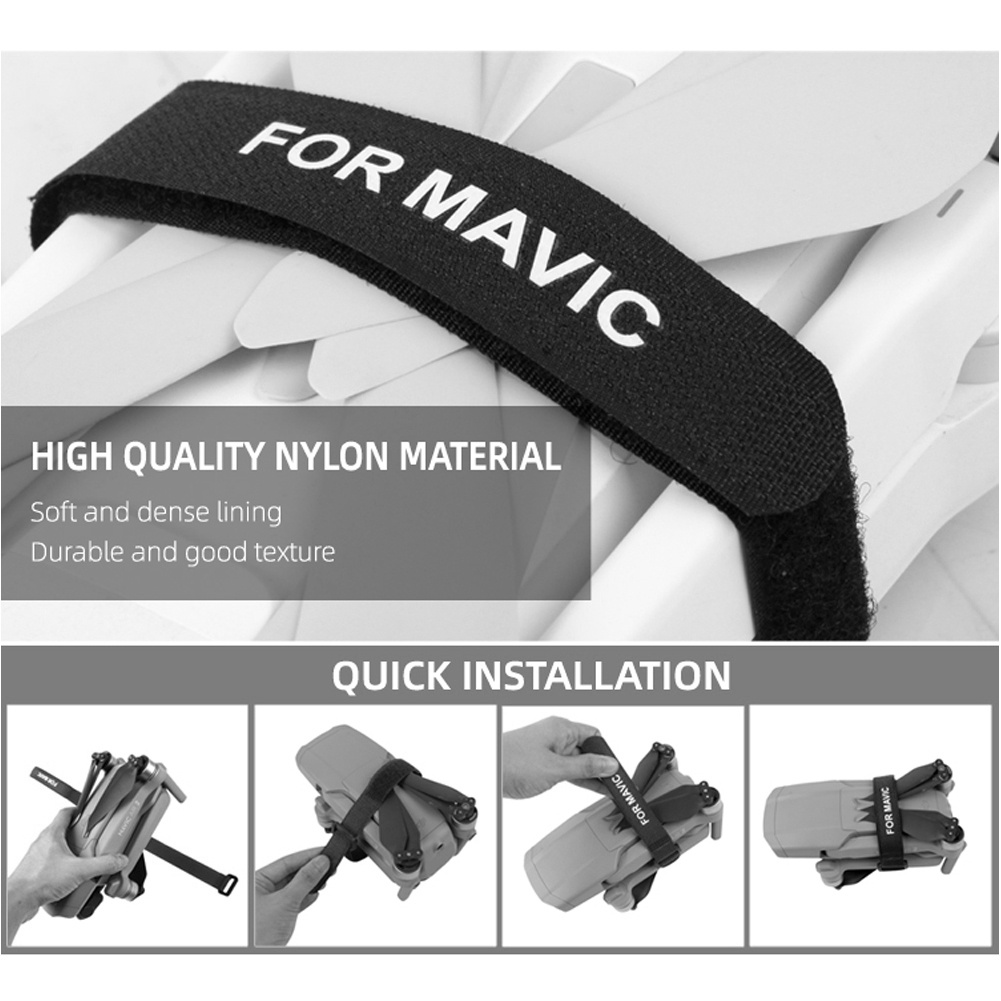 Set 2 Dây Đai Cố Định Bảo Vệ Cánh Quạt Máy Bay dji Mini 4 Pro/air 2s / mini 3 pro / mini 2