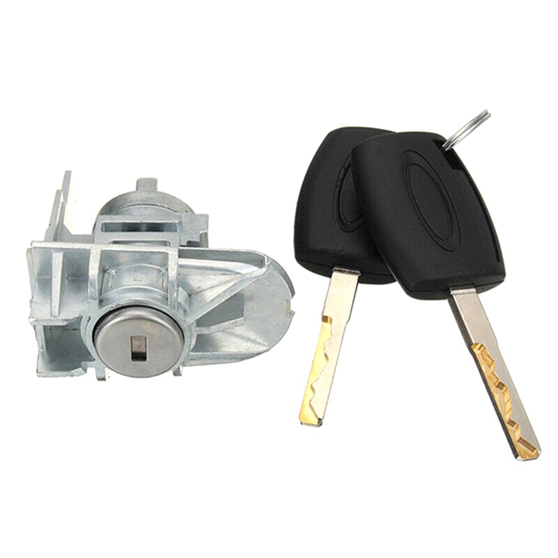 Bộ Ổ Khóa Cửa Trước Bên Trái Kèm Chìa Khóa Cho Xe Hơi ford focus c-max s-max 1552849