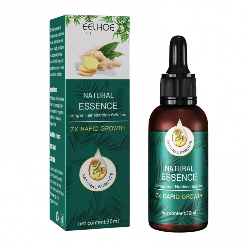 Tinh Dầu Gừng Kích Thích Mọc Tóc Và Mát Xa Da Đầu Tự Nhiên 30ml