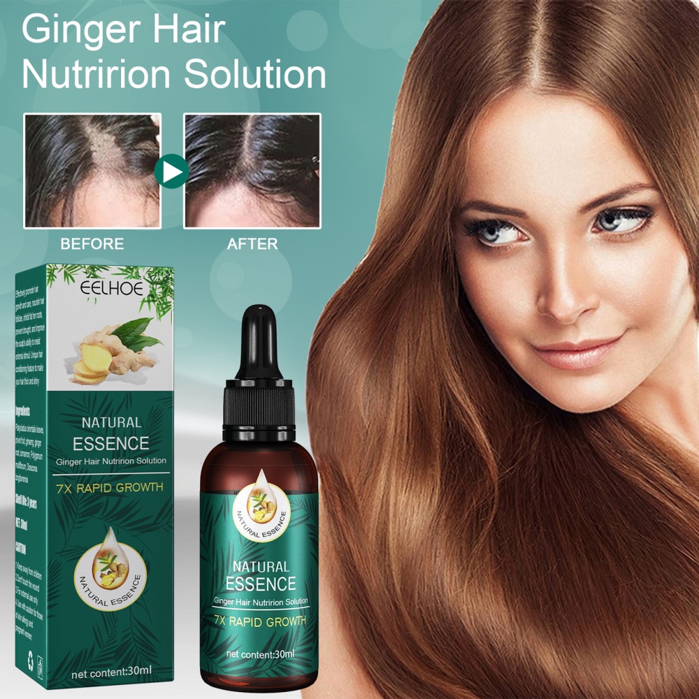 Tinh Dầu Gừng Kích Thích Mọc Tóc Và Mát Xa Da Đầu Tự Nhiên 30ml