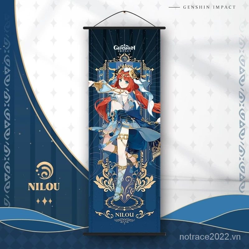 ★Genshin Impact★Mới Tranh Treo poster Hoạt Hình anime Nhật Bản fontaine magician lyney & lynette