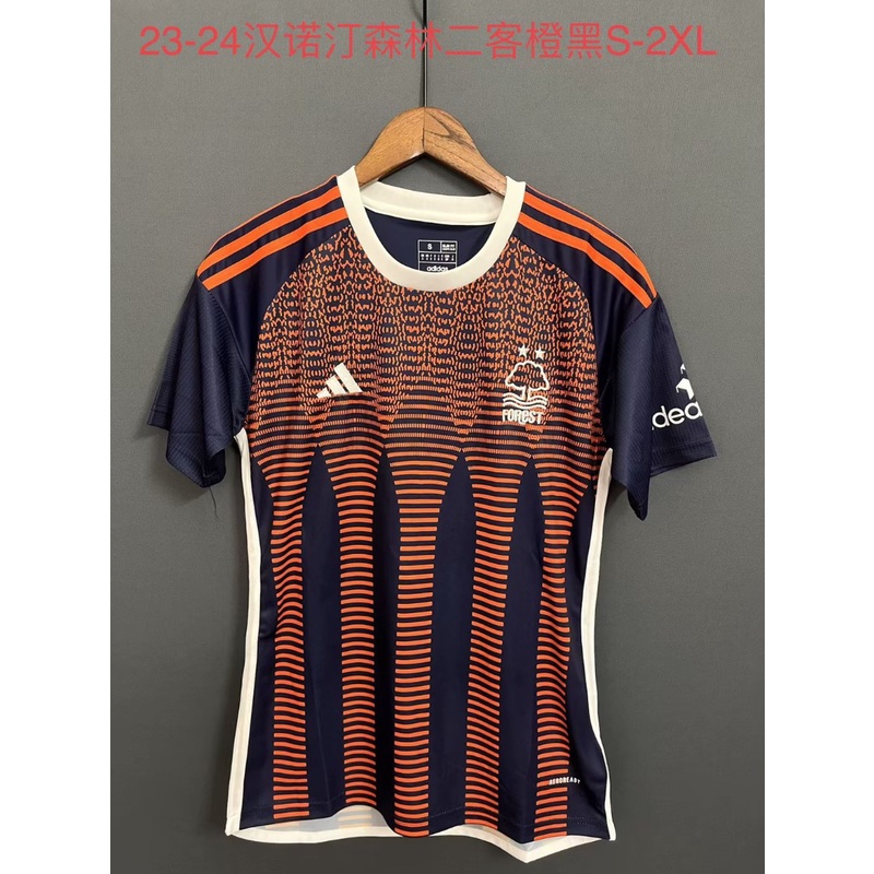 Áo Thun Thể Thao Tay Ngắn Nhanh Khô In Chữ nottingham forest Size s-Xl Thời Trang Cho Nam Size 23-24