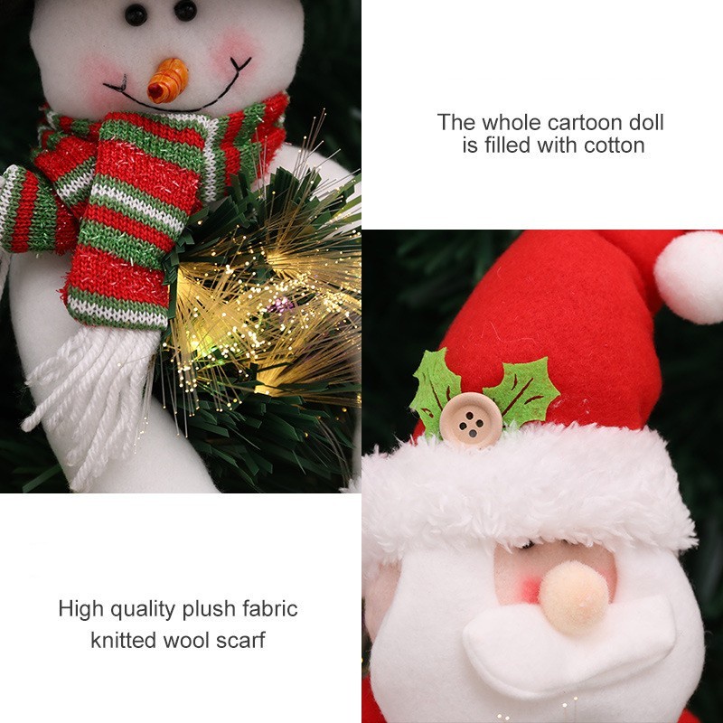 Kẹp Rèm Cửa Hình Ông Già Noel Hoạt Hình Bằng Vải Sáng Tạo Trang Trí Nhà Cửa / Tiệc Giáng Sinh