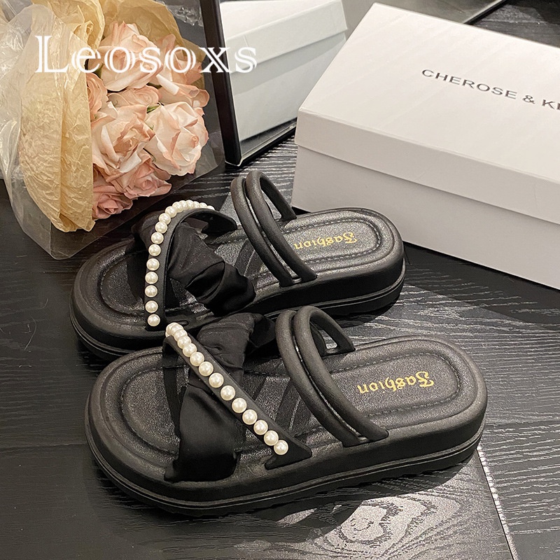 Dép bánh mì LEOSOXS B98G1MV 34Z230823 chống trượt thời trang 2023 dành cho nữ