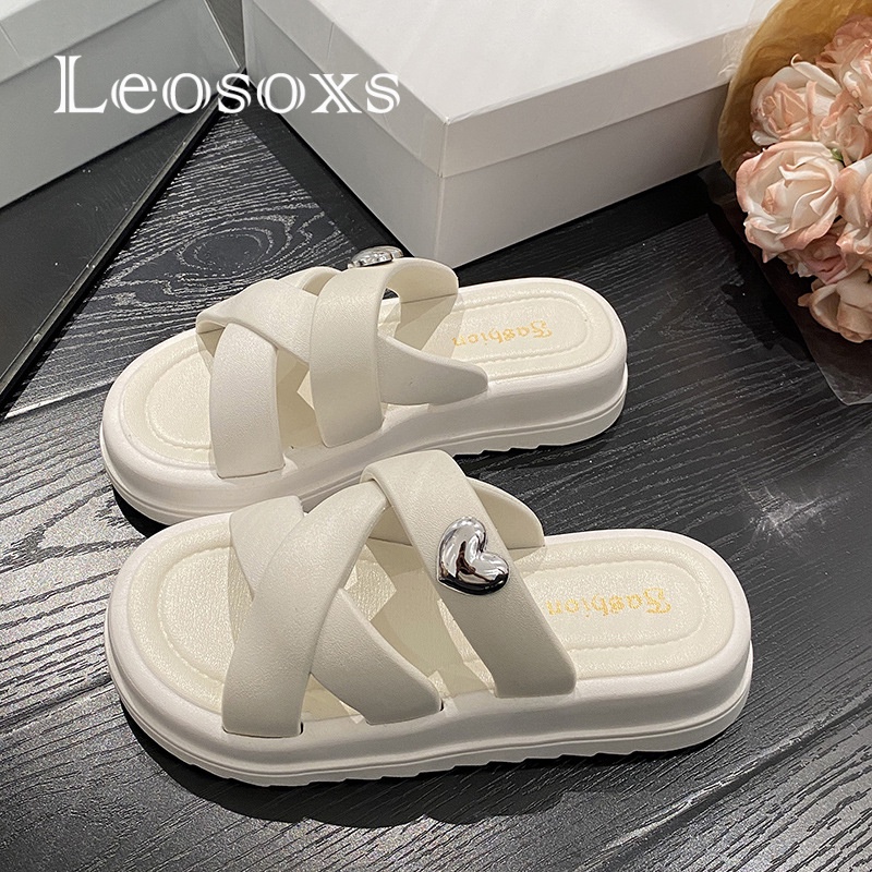 Dép bánh mì LEOSOXS B98G1MV 34Z230823 chống trượt thời trang 2023 dành cho nữ