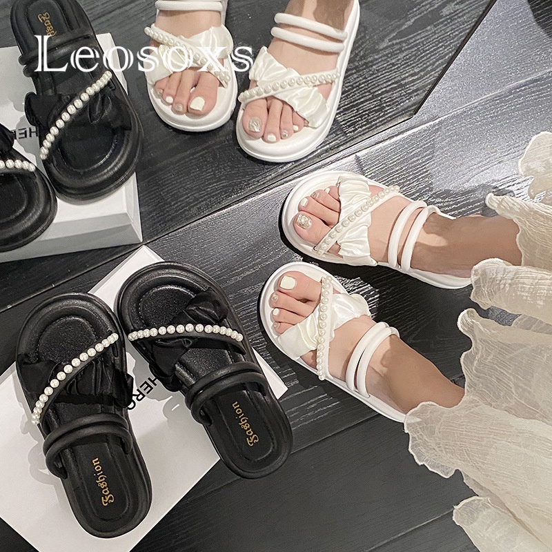 Dép bánh mì LEOSOXS B98G1MV 34Z230823 chống trượt thời trang 2023 dành cho nữ