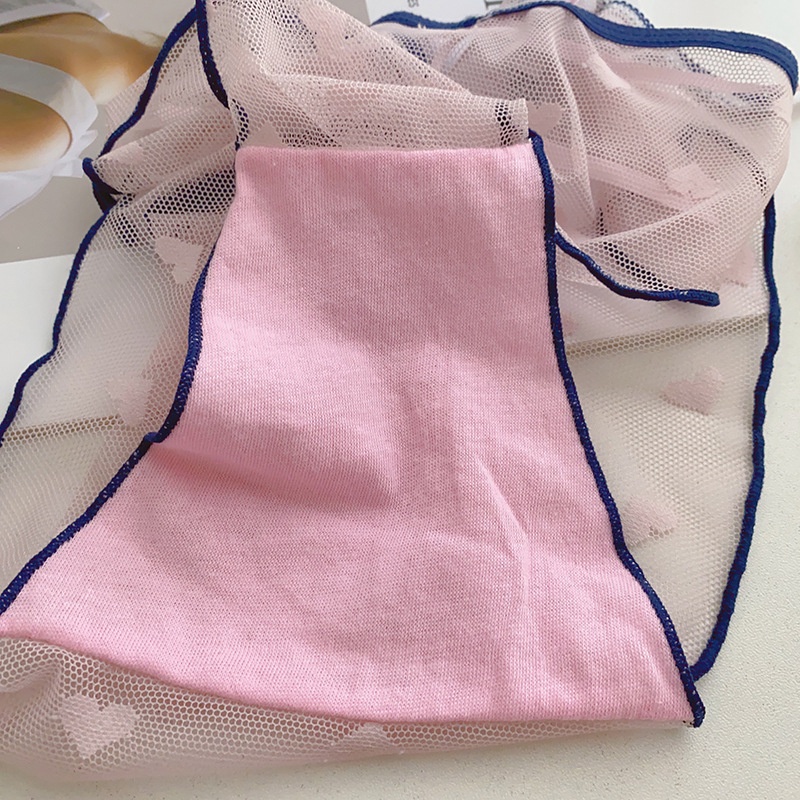 Quần Lót cotton Lưng Vừa Phối Ren Quyến Rũ Cho Nữ