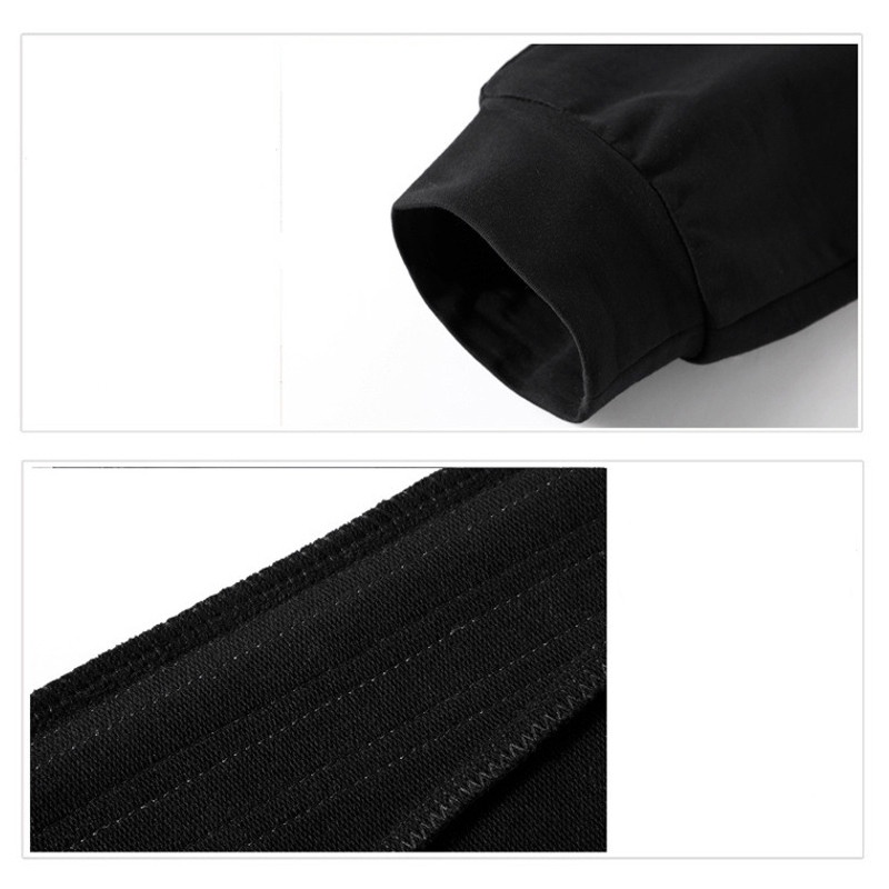 Set Đồ Thể Thao Hai Món Gồm Áo Hoodie Và Quần Dài Có Khóa Kéo Thời Trang Xuân Thu Cho Nam