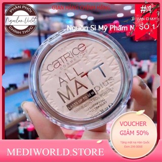 Phấn phủ kiềm dầu hoàn hảo Catrice All Matt Plus Shine Control Powder 10g #010 Trasparent