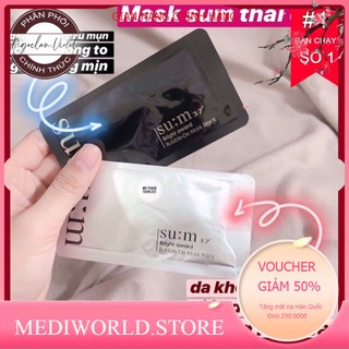 Mặt nạ Su:m 37 thải độc hút chì dưỡng trắng