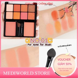 bộ phấn mắt mini odbo Eyeshadow And Blush Od1022 (20gr)