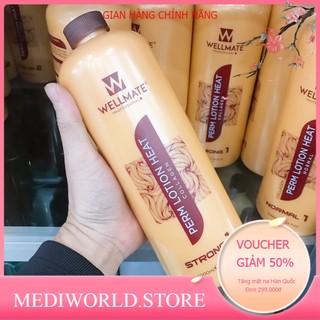 (Nguyên Cặp 1000ml) thuốc uốn nóng hoa sứ wellmate