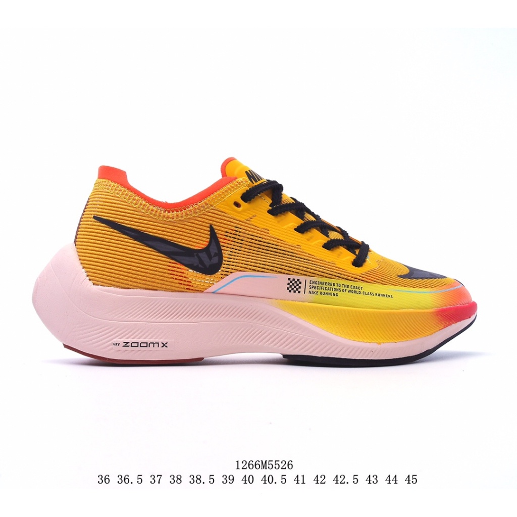 Zoomx vaporfly next% 2 "Màu Xanh Lam Băng" break 2 series marathon Xốp Siêu Nhẹ Giảm Giá Giày Chạy Bộ Màu Vàng