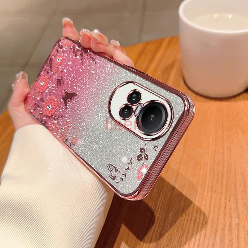 Ốp Lưng oppo reno 10 5g / reno 10 pro 5g  Ốp Điện Thoại Hình Hoa Và Bướm Cho oppo reno 10 5g / reno 10 pro 5g HYB
