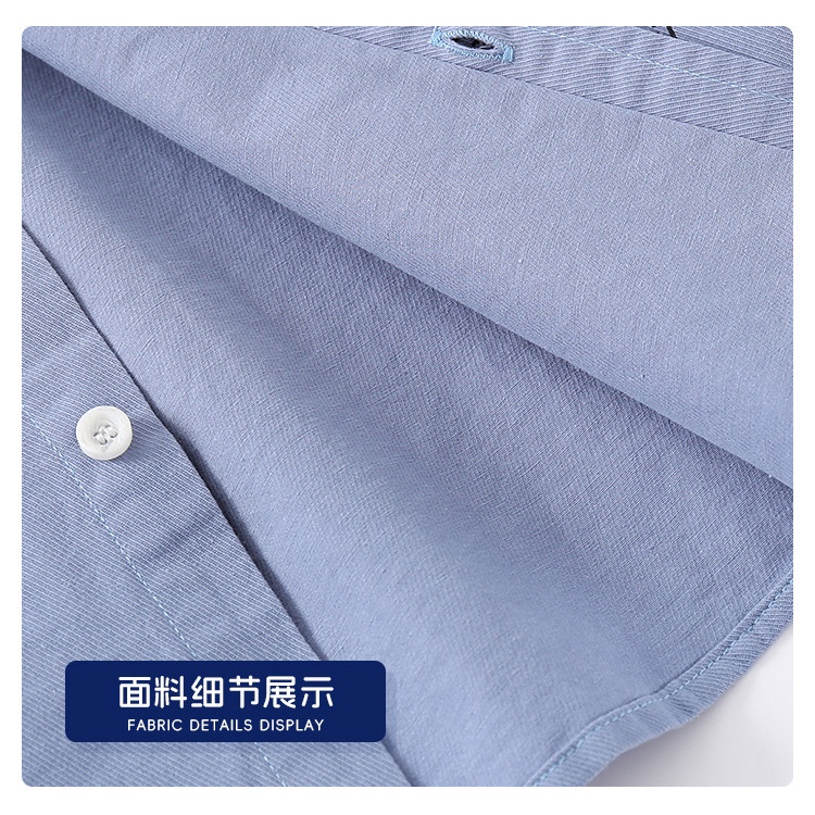 Soffny Áo Sơ Mi Dài Tay Có Cổ Thời Trang Cho Bé Trai