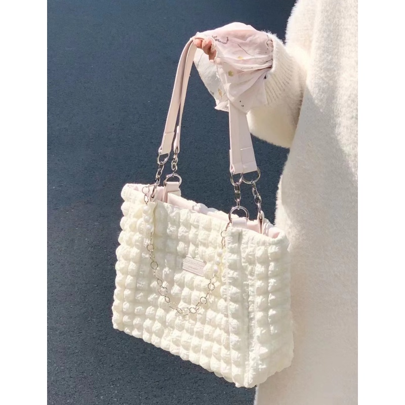 Túi Xách Đeo Vai Hình Đám Mây Kích Thước 35x25 Phong Cách Thời Trang Hàn Quốc Dành Cho Nữ