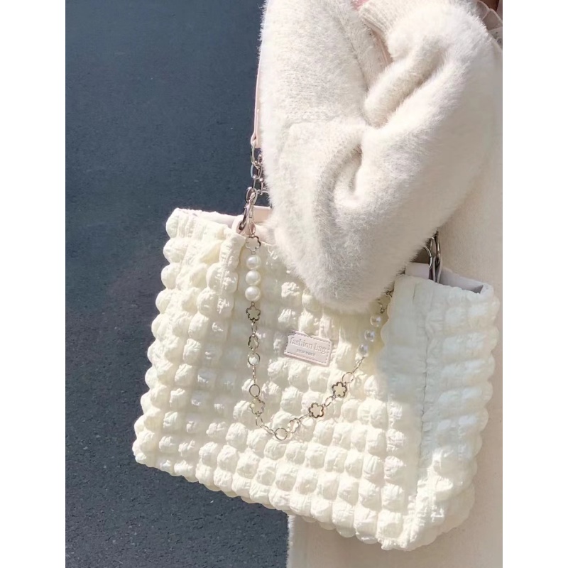 Túi Xách Đeo Vai Hình Đám Mây Kích Thước 35x25 Phong Cách Thời Trang Hàn Quốc Dành Cho Nữ