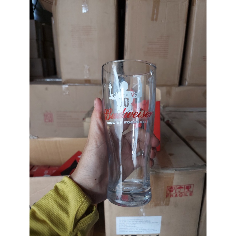 LY THUỶ TINH BUDWEISER MESSI CAO CẤP