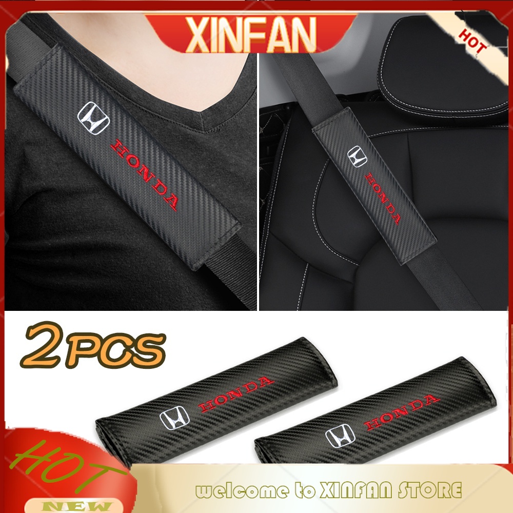 Bộ 2 Đệm Bọc Dây Đai An Toàn Xe Hơi honda Bằng Sợi carbon