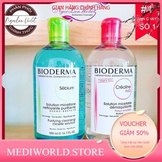 Nước Tẩy Trang Bioderma H2O Pháp 🌿FREESHIP🌿 Tẩy trang chính hãng
