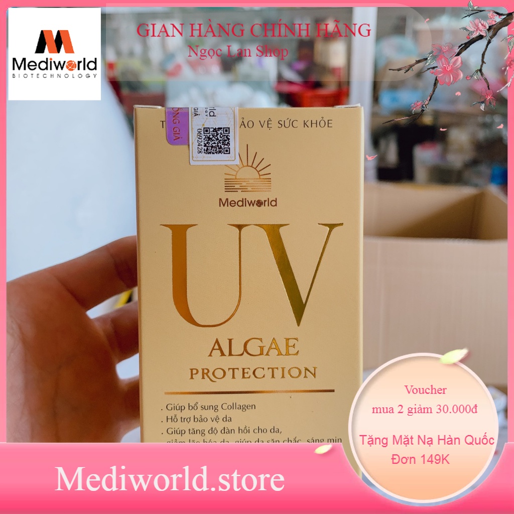 Viên uống chống nắng Uv Algae Protection - Mediworld
