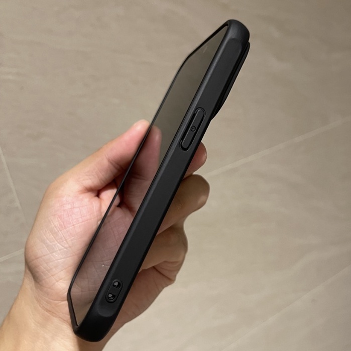 Mới Ốp Điện Thoại Túi Khí Chống Rơi Màu Đen Nhám Hít Nam Châm Cho iphone 11 12 13 14 15 pro max 14 plus 15promax