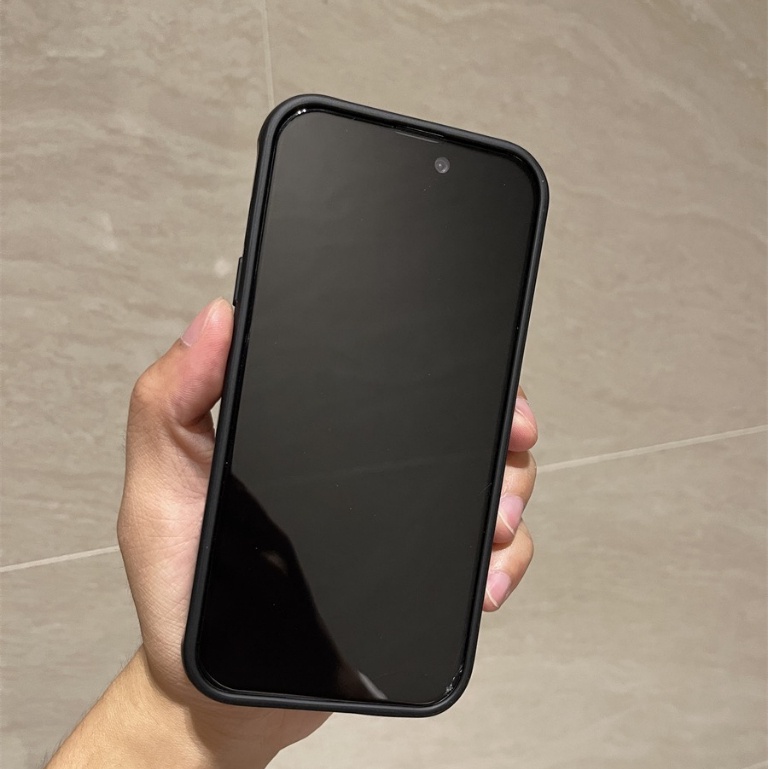 Mới Ốp Điện Thoại Túi Khí Chống Rơi Màu Đen Nhám Hít Nam Châm Cho iphone 11 12 13 14 15 pro max 14 plus 15promax