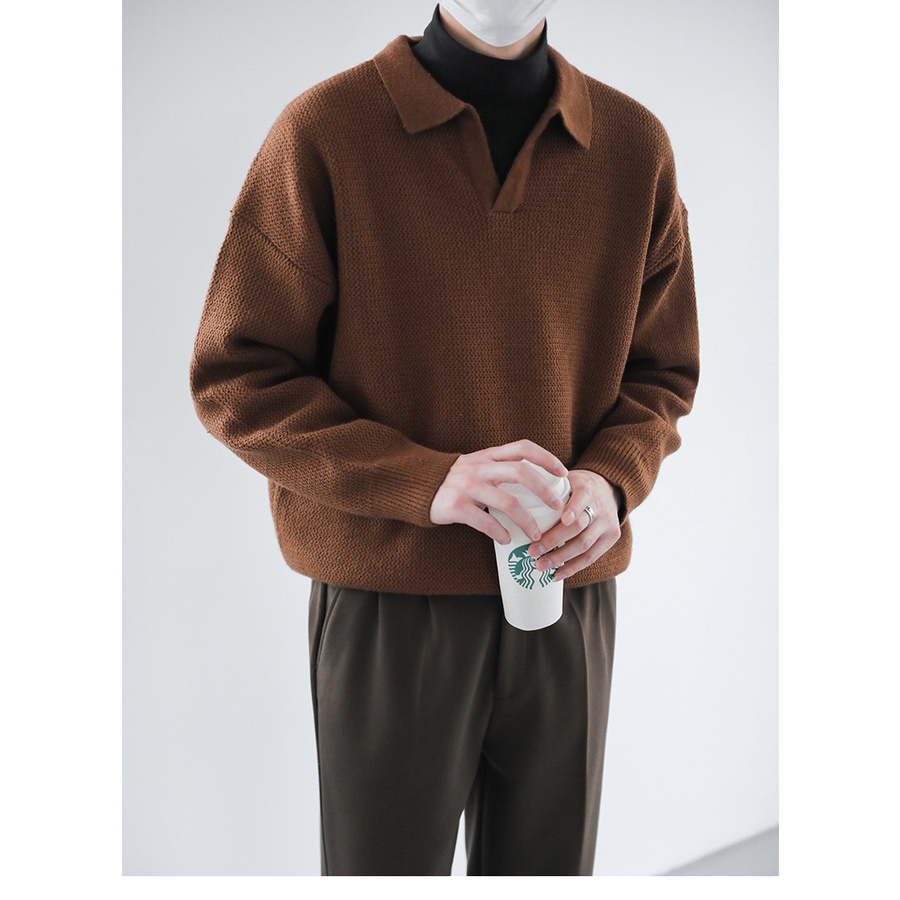 Áo sweater Dài Tay Dáng Rộng Thời Trang Xuân Thu Cá Tính Dành Cho Nam