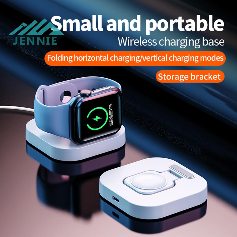 Đế Sạc Không Dây mini Từ Tính Cho apple watch series 8 / 7 / 6 / 5 / 4 / se / 3 / 2