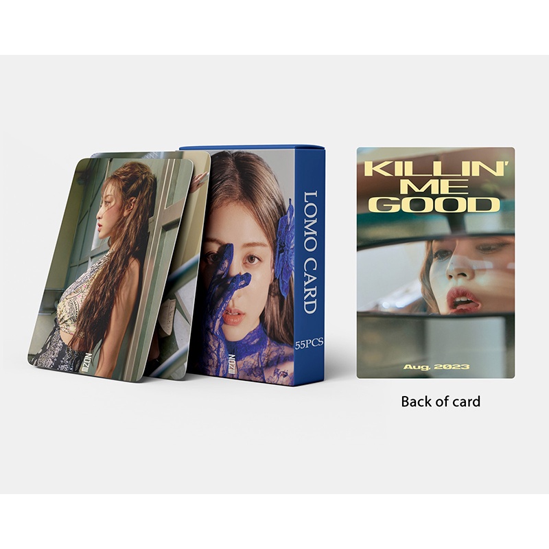 TWICE JIHYO LOMO Card Set 55 Tấm Thẻ Ảnh Killin' Me Good Hình Nhóm Nhạc