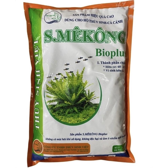 Phân nền thủy sinh S.MeKong Bio Plus - smekong bao 2kg.