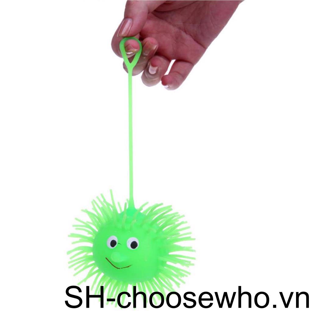 Đồ Chơi Quả Bóng Gai Cao Su Đàn Hồi Phát Sáng Giảm Căng Thẳng Cho Trẻ Em