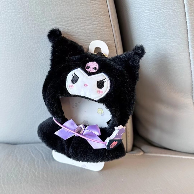 Mới Áo Choàng Nhồi Bông 10cm Hình sanrio hello kitty kuromi melody