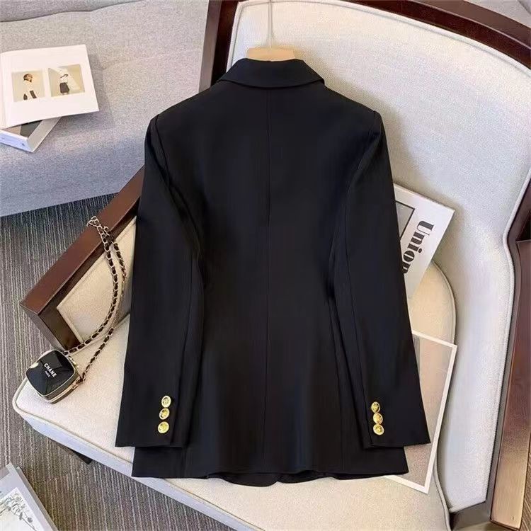 Áo Khoác Blazer Tay Dài Dáng Rộng Phong Cách Hàn Quốc Thời Trang Cho Nữ