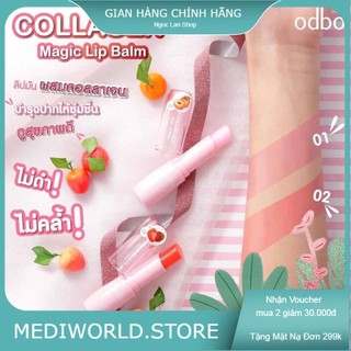 Son dưỡng odbo collagen magic lip balm od521 - chính hãng