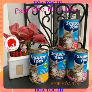 Pate cho mèo Snappy tom lon 400g (Đủ 4 Vị)