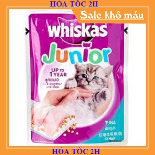 [FLASH SALE] Thức ăn cho mèo pate whiscat cho mèo con 80g