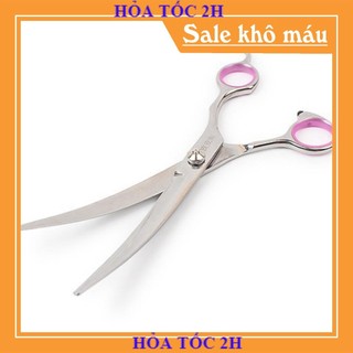 [FLASH SALE] Phụ kiện chó mèo Kéo cong cắt tỉa lông chó mèo