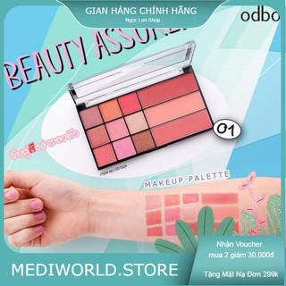 Bộ trang điểm phấn mắt và má hồng odbo - thái lan - rose.shop79