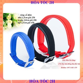 Vòng cổ dề xanh đỏ đen cho chó mèo