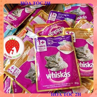[ Bán sỉ ] THỨC ĂN CHO MÈO COMBO 24 GÓI PATE WHISKAS NHIỀU VỊ