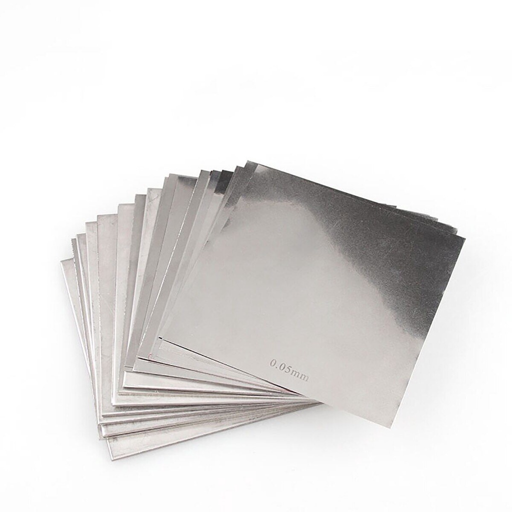 1 Tấm Thép Không Gỉ 50x50mm 304 Độ Dày 0.5 / 0.6 / 0.8 / 1.0 / 1.5 / 2.0 / 3 / 4 / 5 / 6 / 8 / 10mm