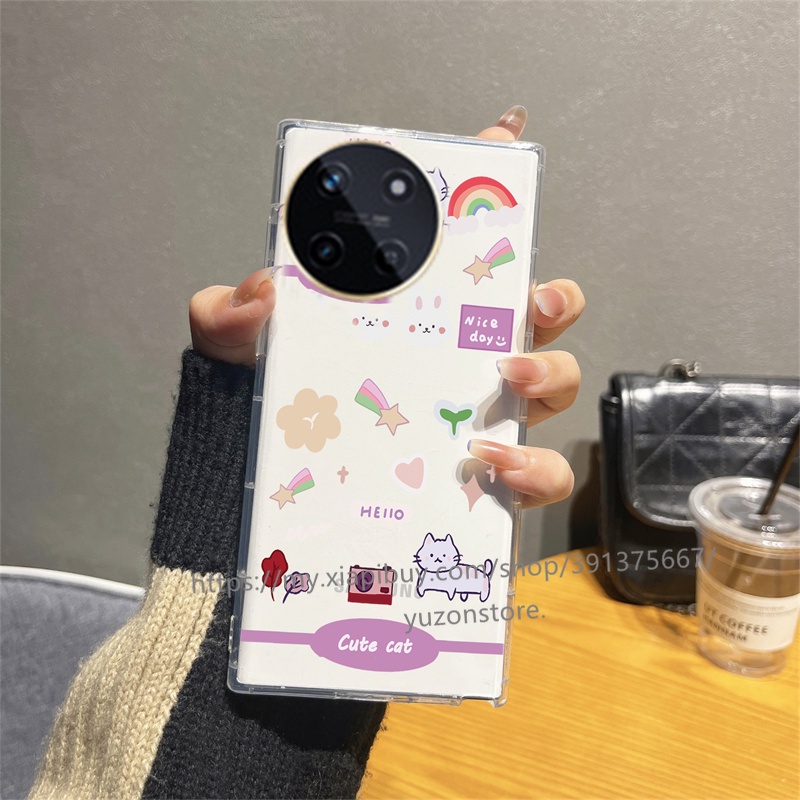 Ốp Điện Thoại Mềm Chống Sốc in Hình Hoạt Hình Dễ Thương Mẫu 2023 Cho realme 11 pro pro + nfc 4g 5g c51 c53 c55