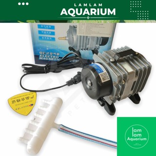 Máy sục sủi thổi khí oxy hồ cá cảnh Resun ACO-002 - Máy Oxy bể cá 25W kèm phụ kiện