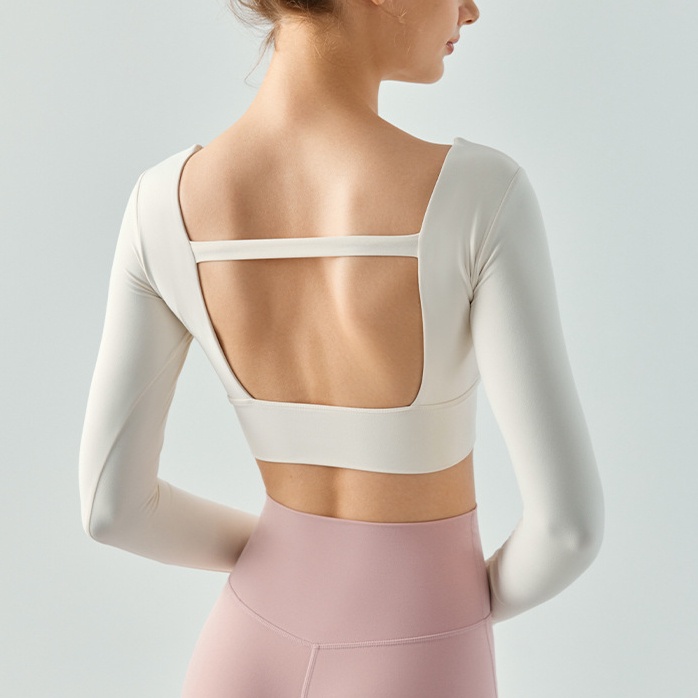 Áo croptop thể thao AIRACTIVE LEISURE tay dài có đệm tiện dụng