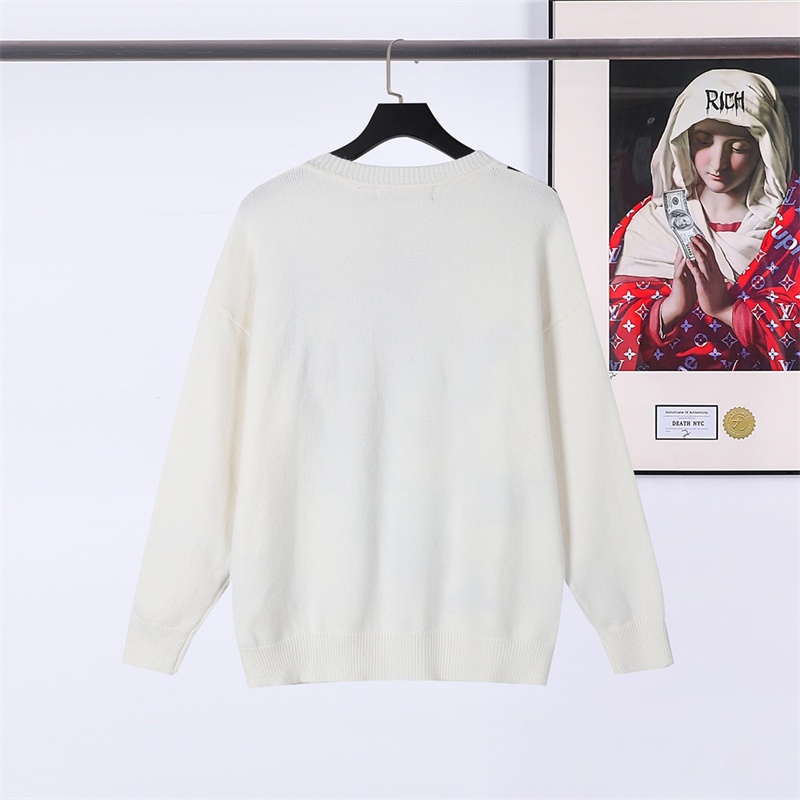 Sản Phẩm Bán Chạy! l-v - Sản Phẩm Bán Chạy! Áo sweater unisex Mẫu Khuôn Mặt jacquard Đặc Biệt Xinh Đẹp Và Đa Năng