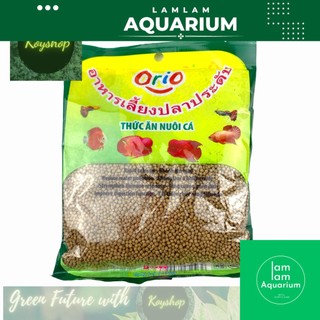 100g thức ăn cá orio cho cá cảnh thức ăn cao cấp cho hồ cá bể cá. không đục nước, cá mau ăn,