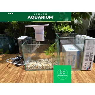 Bể cá mini - Combo Bể cá Betta Gubby kèm lọc thác và đèn led -bảo hành bể vỡ khi vận chuyển.