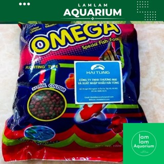 Thức Ăn Cho Cá Cảnh Cám Thái Cao Cấp OMEGA Cho Cá Koi, Cá Ba Đuôi, Cá Vàng túi từ-1kg