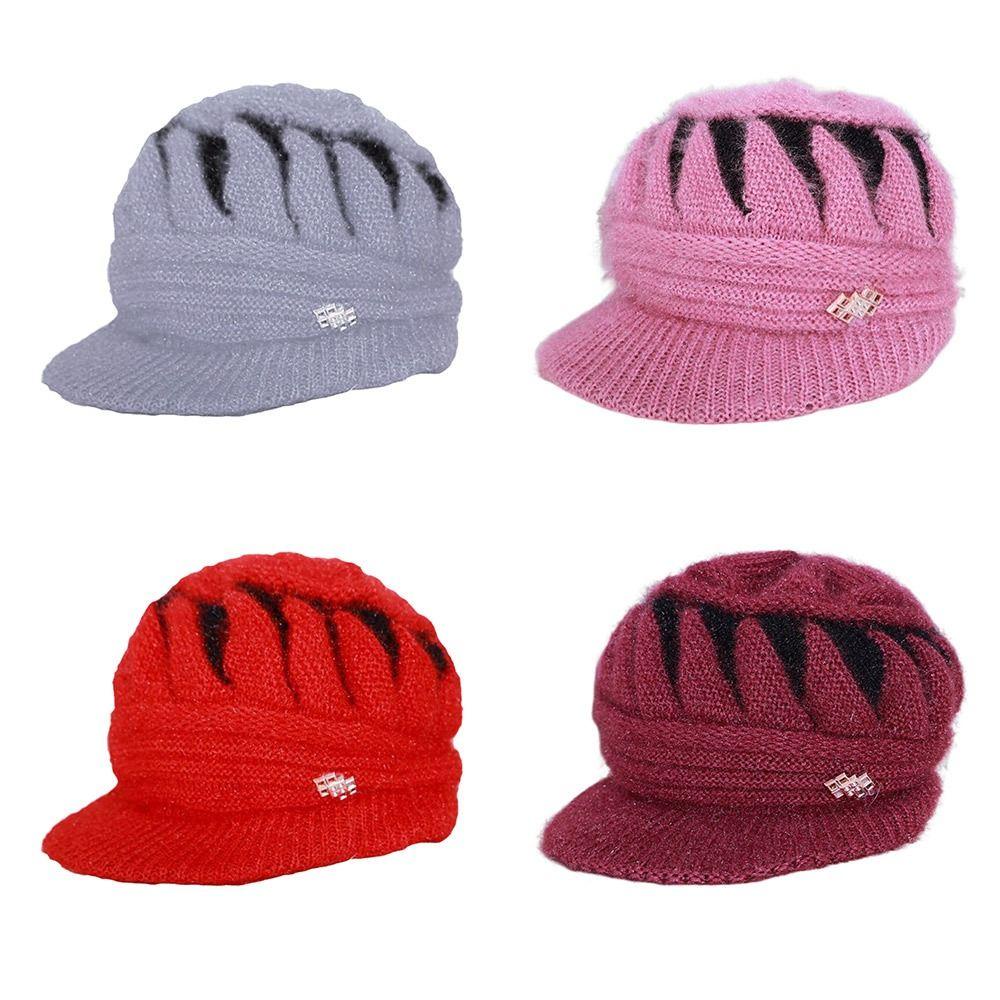 Kent1 Mũ Len Trùm Đầu Dày Dặn Thời Trang Cho Phụ Nữ Trung Niên